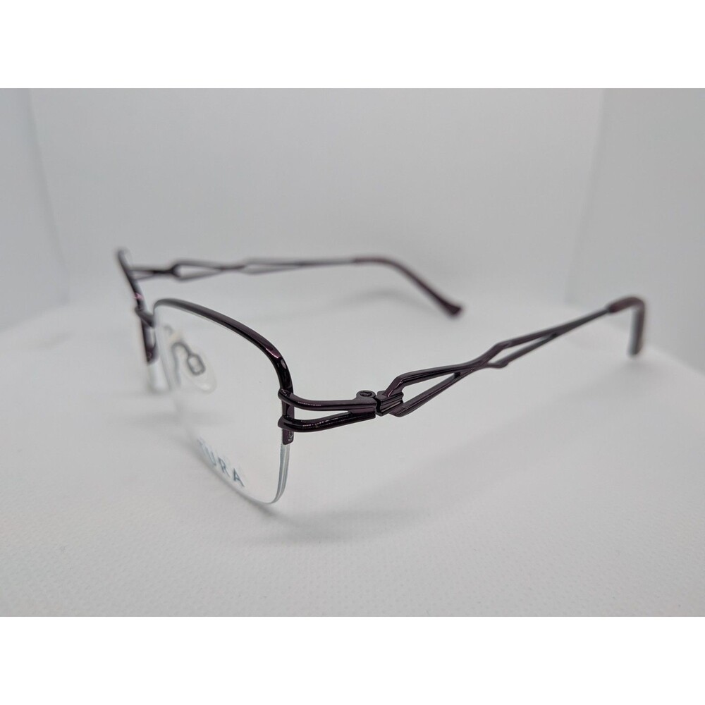 Tura Women's Eyeglasses R135 EGG Eggplant Optical Frames 52-16-135